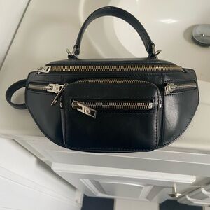 Alexander Wang Black Wristlet Clutch